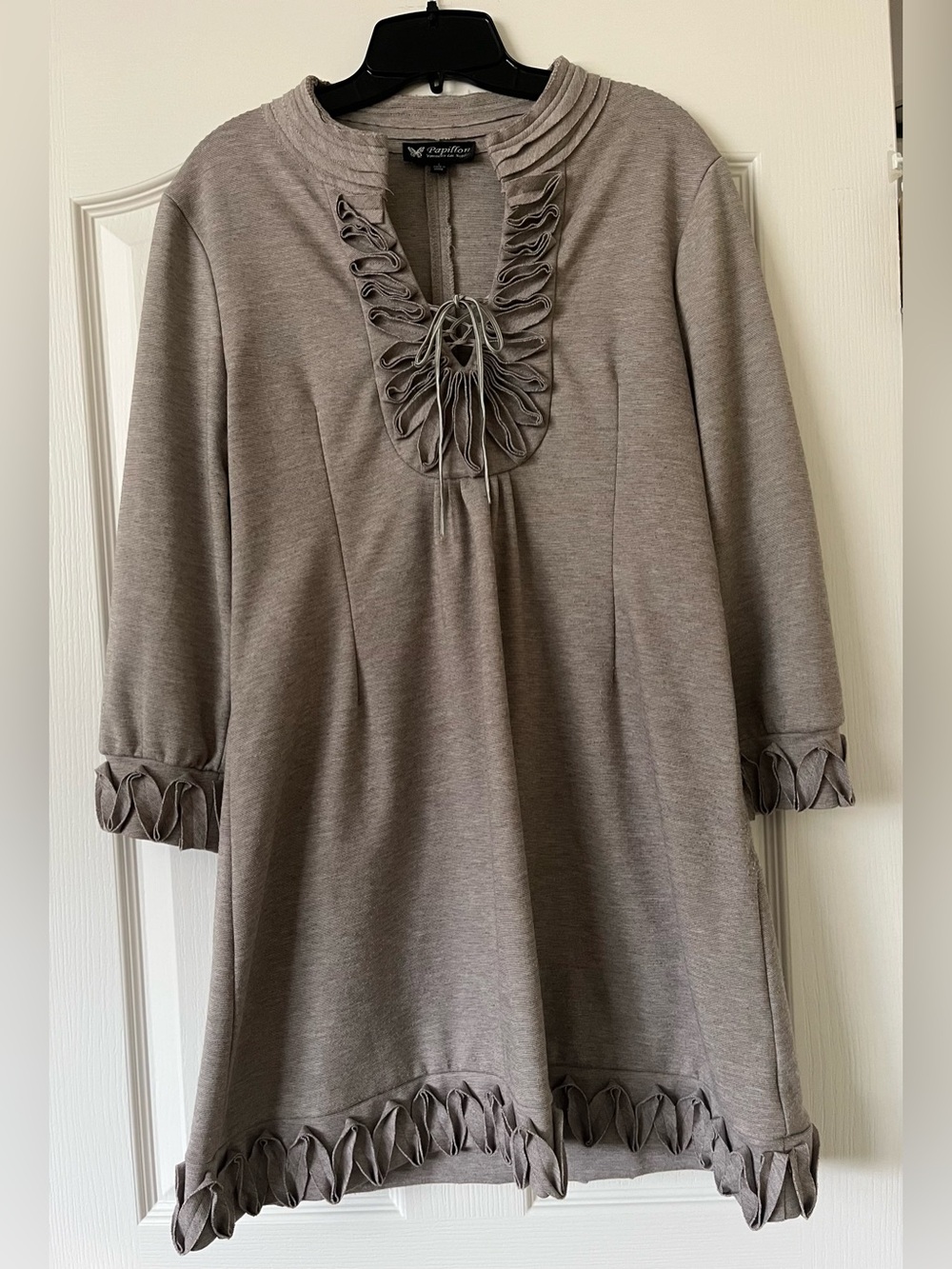 Ruffled Tunic Dress Perfect for Fall!